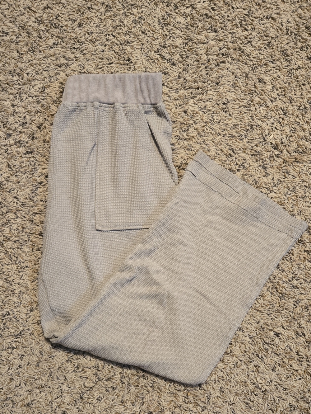 Boutique Waffle Straight Leg Loinge Pant